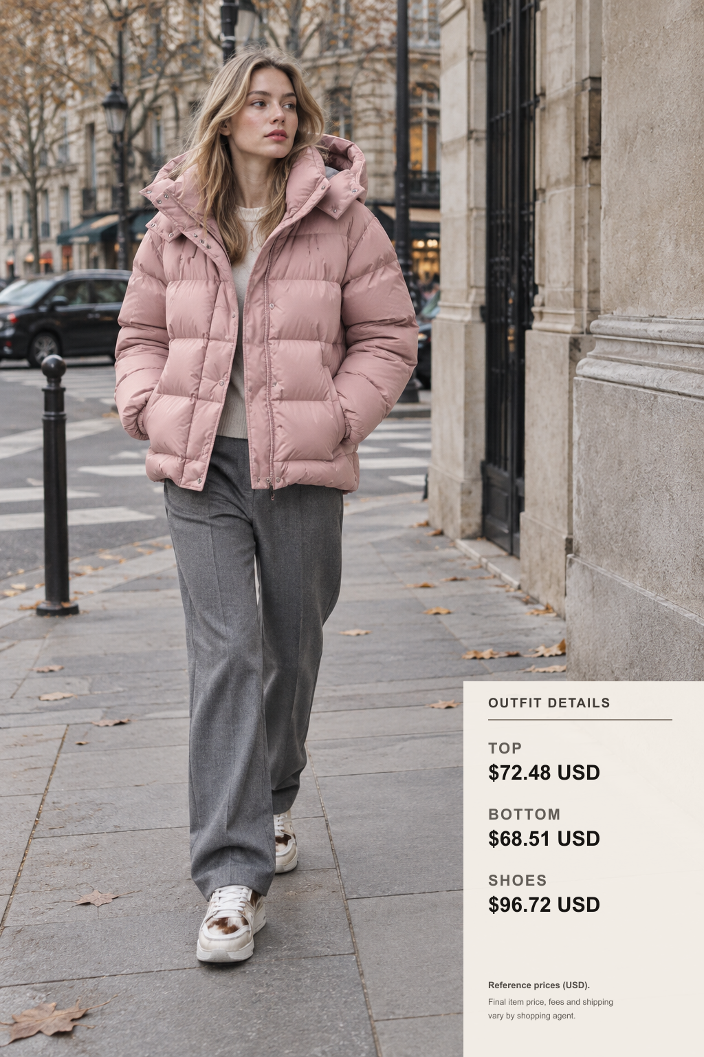 palm angels Jacket: 3 Fall-Winter Color Plans outfit 2 full-body street style for kakobuy