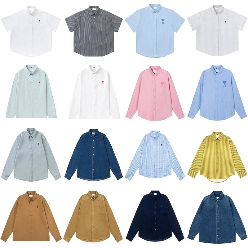 Ami Paris Check Multicolor T-Shirt Collection Review: Two Collared Colorways, Five Wash Cycles Each