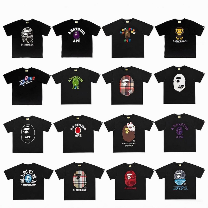 BAPE Monkey-Print Tee Review: Print Registration, Seam Build and Five Wash Cycles