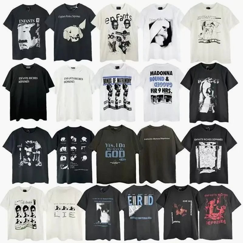 ERD Multicolor T-Shirt Collection Review: Measuring the $8.51 Loose-Fit Face-Print Tee Against ERD's Own Size Chart