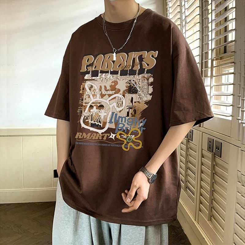 Foreign Trade Brown Tee Review: Seven Colorways, One Loose $5.97 Cotton Crew Neck