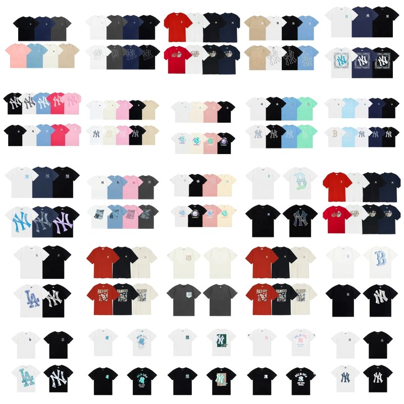 MLB Multi-Color T-Shirt Collection (40+) Review: 100% Cotton, 30+ Colorways, S–XXXL