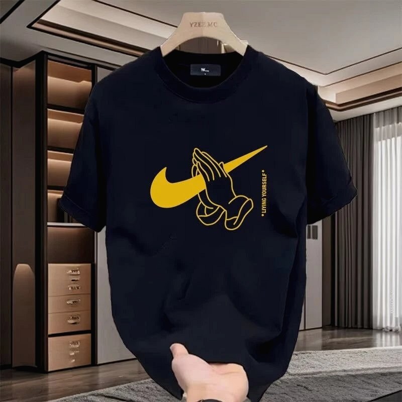 Nike Black Praying-Hands Tee Review: Five 30-Degree Washes on a $4.18 Cotton Print